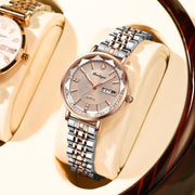 POEDAGAR Women Watch Rose Gold Fashion Quartz Watches