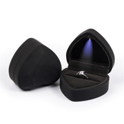 Luxury LED Light Proposal Engagement Ring Boxes Jewelry Gift Box