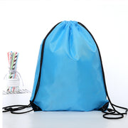 Portable Sports Gym Bag Nylon Drawstring Bags Belt Riding Backpack