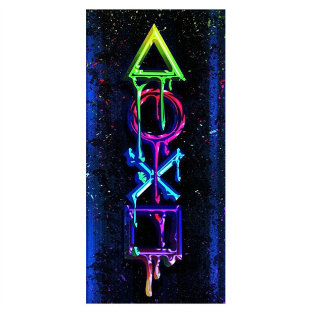 Graffiti Art Gamer Room Poster and Prints GAME Canvas