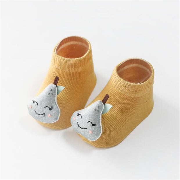 Baby Cotton Socks Cartoon Animal Newborn Socks Anti Slip Floor Socks