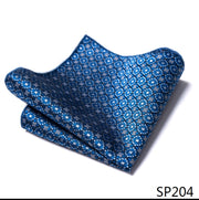 Classic 126 Many Color  Silk Pocket Square Male Brown Polka dot