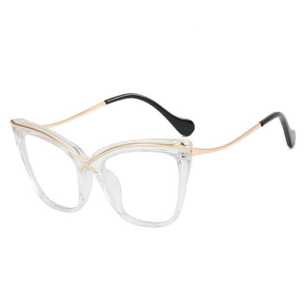 New Fashion Retro Designer Anti Blue Light Women Glasses
