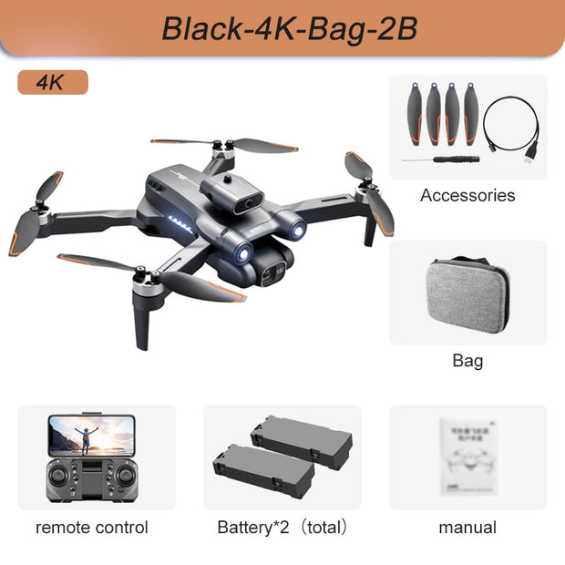 New S1S Mini Drone 4k Profesional 8K HD Camera Obstacle Avoidance