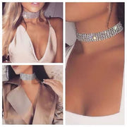 Fashion Crystal Rhinestone Choker Luxury Party Wedding Jewlery Accessories