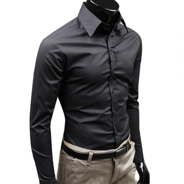 Shirt Button-down Closure Anti-wrinkling Odorless4 Long-sleeve