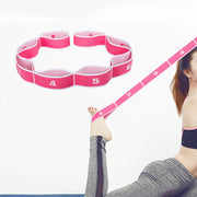 Yoga Pull Strap Belt Polyester Latex Elastic Latin Dance Stretching Band Yoga