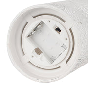 2Pcs White Table Metal Lamp Battery Powered Light