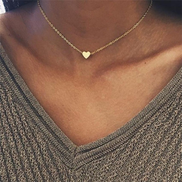 Vintage Necklace on Neck Chain Women&#39;s Jewelry Layered Accessories for Girls