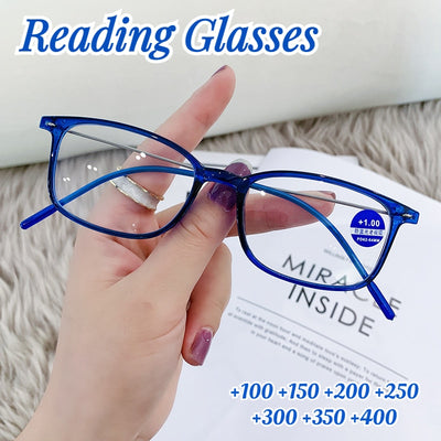 Anti-Blue Light Reading Glasses Full Frame Glasses for men and women
