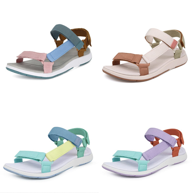GRITION Womens Summer Sandals Outdoor Beach Shoes