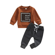 2022-10-07 Lioraitiin 0-3Years Toddler Baby Boy 2Pcs Autumn Clothing Set
