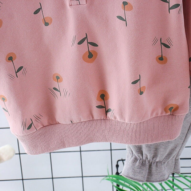 Girl Clothes Set Autumn Winter Baby Girl Outfit Tracksuit Kids Sweatshirt