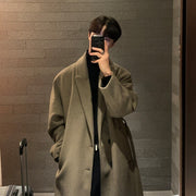 Men Fashion Winter Jacket Coats  Thicken Wool Coat