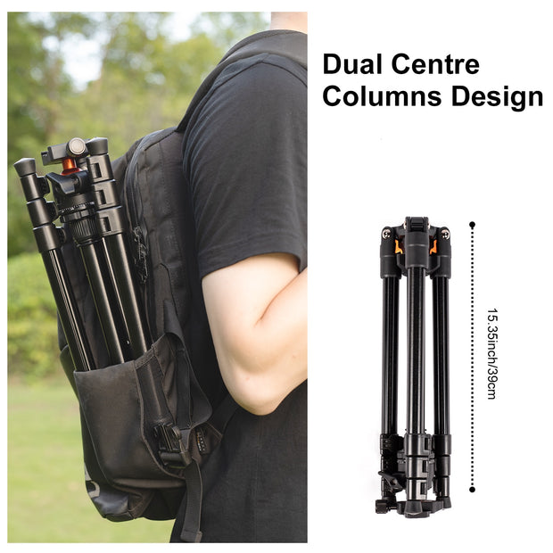 WalkingWay 62.99 Inch Professional High Camera Tripod for DSLR Portable