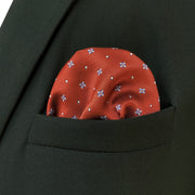 Colorful Dots Crimson Business Multicolor Pocket Square Mens Classic