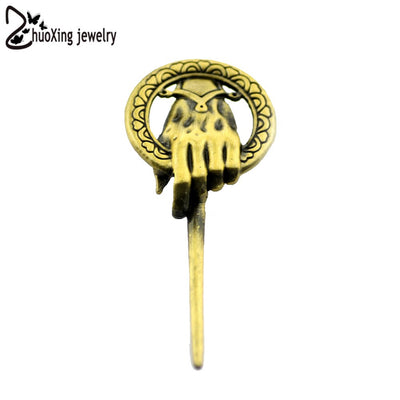Hand Of The King Brooch Lapel Inspired Authentic Prop Badge