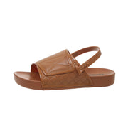 Solid PVC Children Sandals Shoes 2022 Summer Waterproof Flats