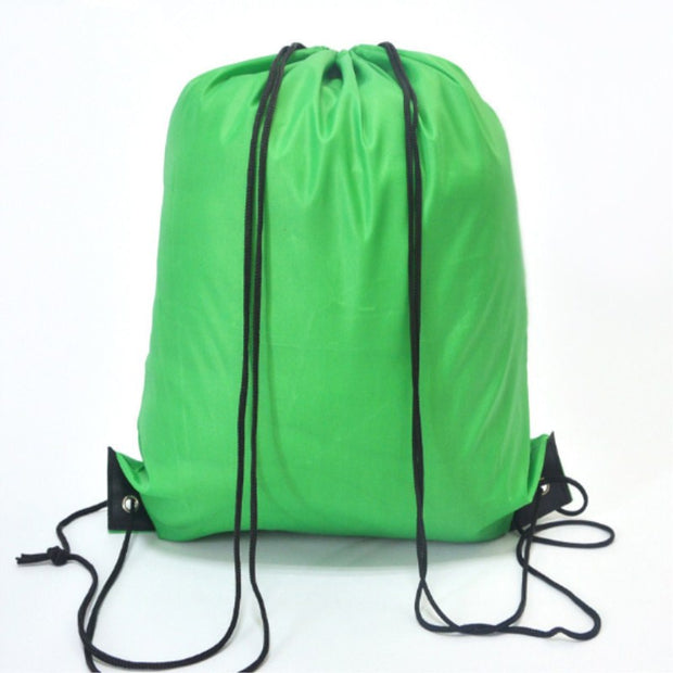 Portable Sports Gym Bag Nylon Drawstring Bags Belt Riding Backpack