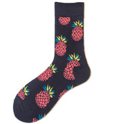 Fashion Art Harajuku Men‘s Socks Fruit Printed Happy Socks