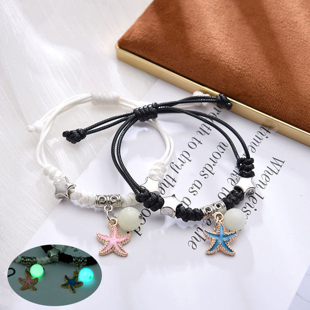 Bracelet Couple Charm Handmade Adjustable Rope Matching Friend Bracele