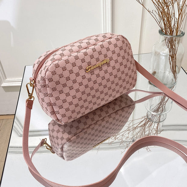 Women Bag New Messenger Shoulder Small Square Bag PU Leather