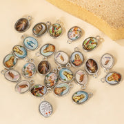 10 Pcs/Lot Vintage Small Virgin Mary Holy Spirit  Saint Jesus Father Anthony Pendants