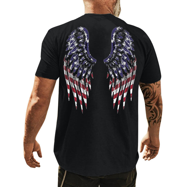 New Usa Flag Stripes And Stars T-shirt Men Sexy 3d Tshirt Print