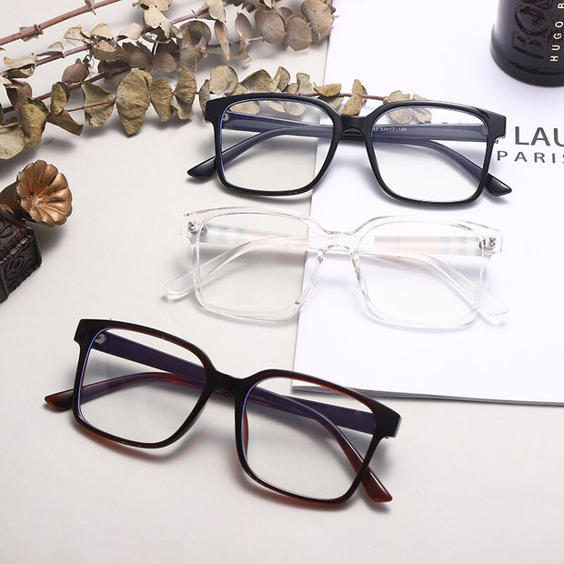 Retro Square Anti Blue Light Optical Glasses Frames for Men Women