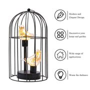 Creative Birdcage Iron Hollow Table Lamps