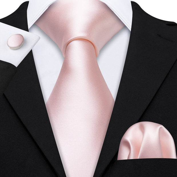 Wedding Gift Barry.Wang Designer NeckTie Handkerchief Cufflinks Set