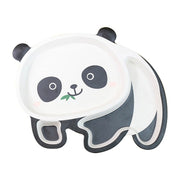 Bamboo Fiber Children Tableware Cute Cartoon Panda Food Plate