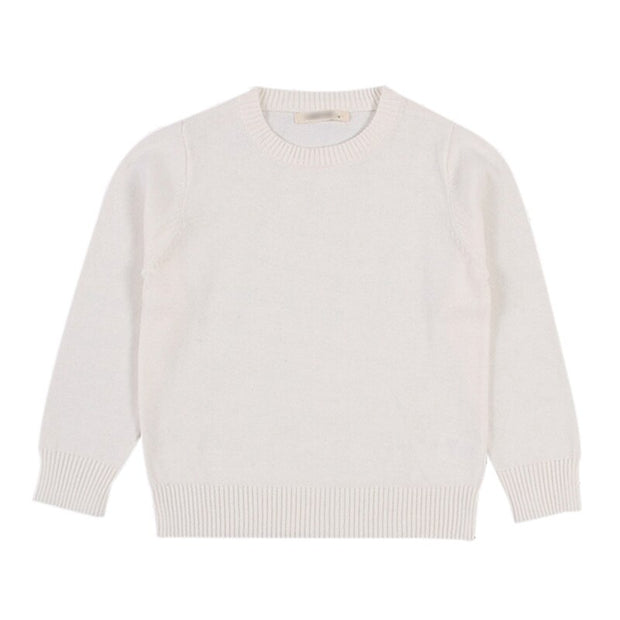 Autumn Kids Pure Color Sweater Boys Girls Cotton Pullovers Casual