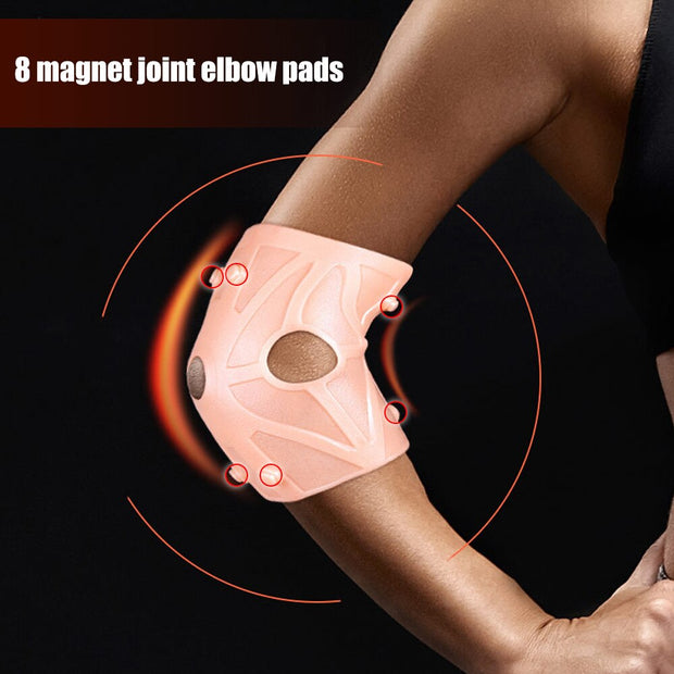 1Pcs Silicone Gel Magnetotherapy Elbow Compression Brace Support Sleeve for Joint Pain Relief