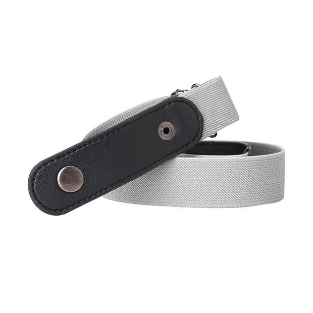 Buckle-Free Belt For Jean Pants Dresses No Buckle Stretch Elastic Waist Belt