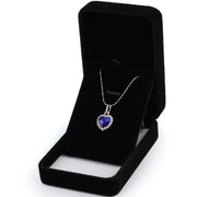 Jewelry Box New Black Flannel Stud Earrings Ring Pendant Bracelet Storage Box