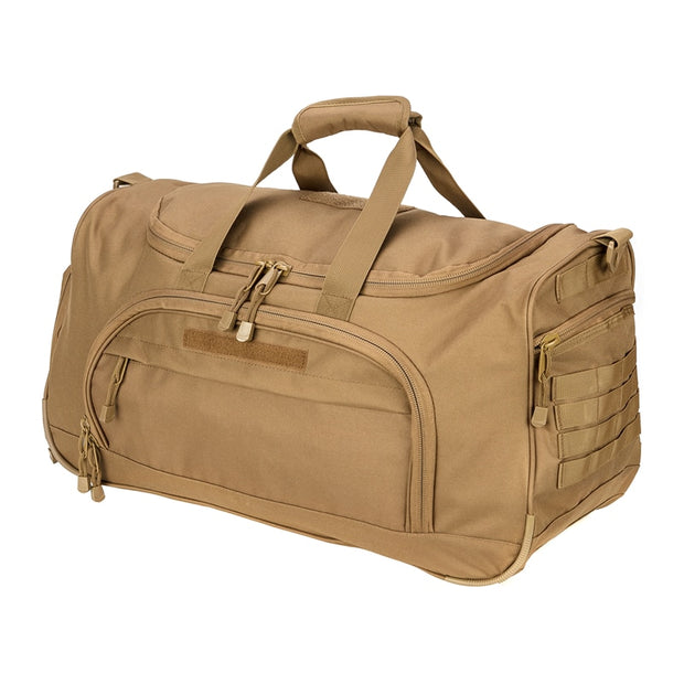LQARMY 50L Gym Bag for Men Tactical Duffle Bag Military Travel Work Out Bags
