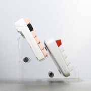 3 Tiers Display Keyboard Holder Transparent Acrylic Keyboard Stand for Computer
