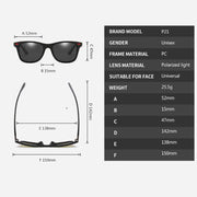 Fashion Polarized Sunglasses Men Women Luxury Brand Design