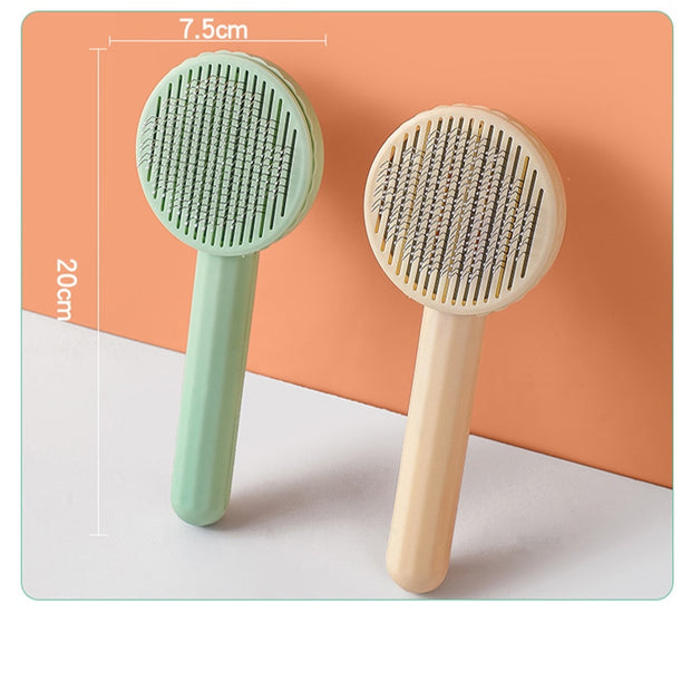 Pet Hair Removal Comb Cat Brush Self Cleaning Slicker Brush for Cats Dogs