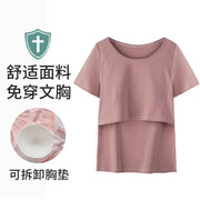 Modal Summer Breastfeeding T-shirt For Pregnant Women