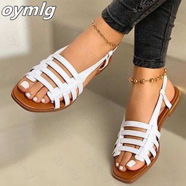 Woman Gladiator Open Toe Casual Beach Shoes