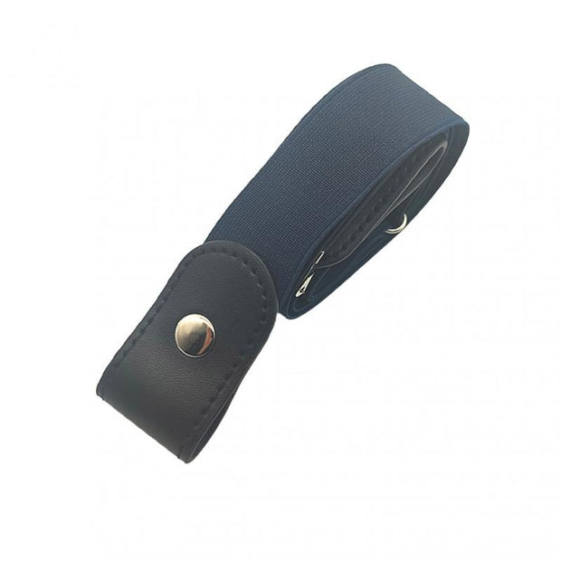 Buckle-Free Belt For Jean Pants Dresses No Buckle Stretch Elastic Waist Belt