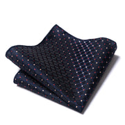 Classic 126 Many Color  Silk Pocket Square Male Brown Polka dot
