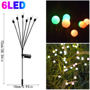 Solar LED Firefly Light Outdoor Garden Decoration Landscape Light