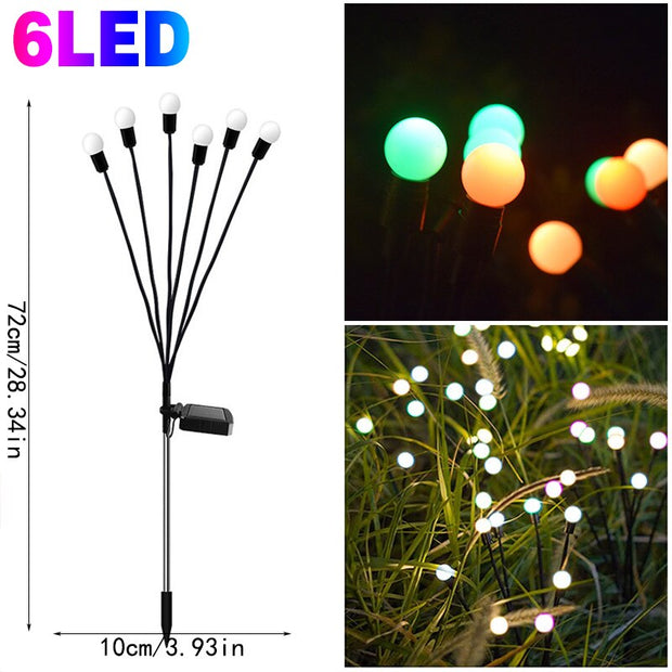 Solar LED Firefly Light Outdoor Garden Decoration Landscape Light