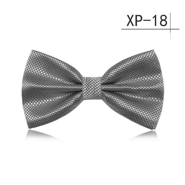VEEKTIE Dark Green Grid Bow ties Emerald Color Cravat  For men