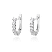Hip-Hop Punk Hoop Earrings for Women Girls Luxury Stainless Steel Gold Color Hoops