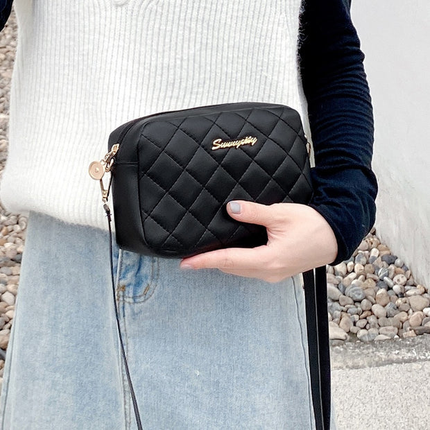 Luxury Tassel Small Messenger Bag For Women Lingge Embroidery Casual