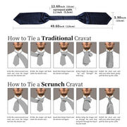 Luxury Men&#39;s Vintage Paisley Floral Formal Cravat Ascot Tie Self British Style